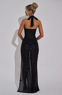 Vestido Maxi con Brillo Ona