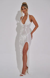 Vestido Maxi con Brillo Hana