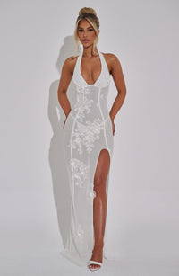 Vestido Maxi con Brillo Ona