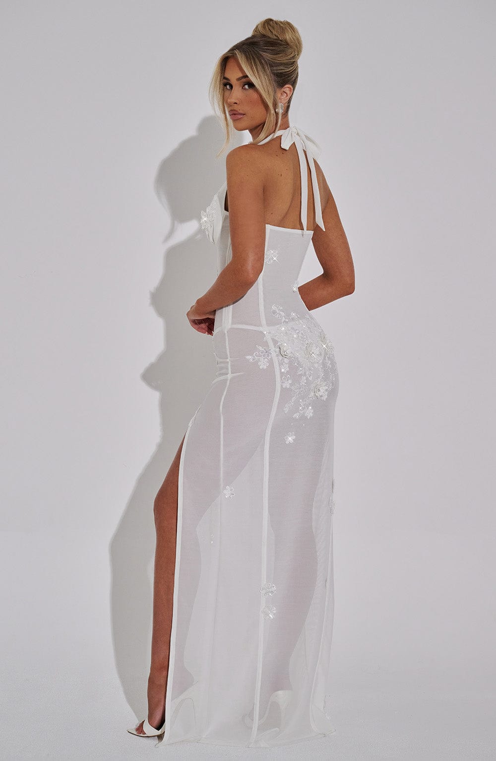 Vestido Maxi con Brillo Hana