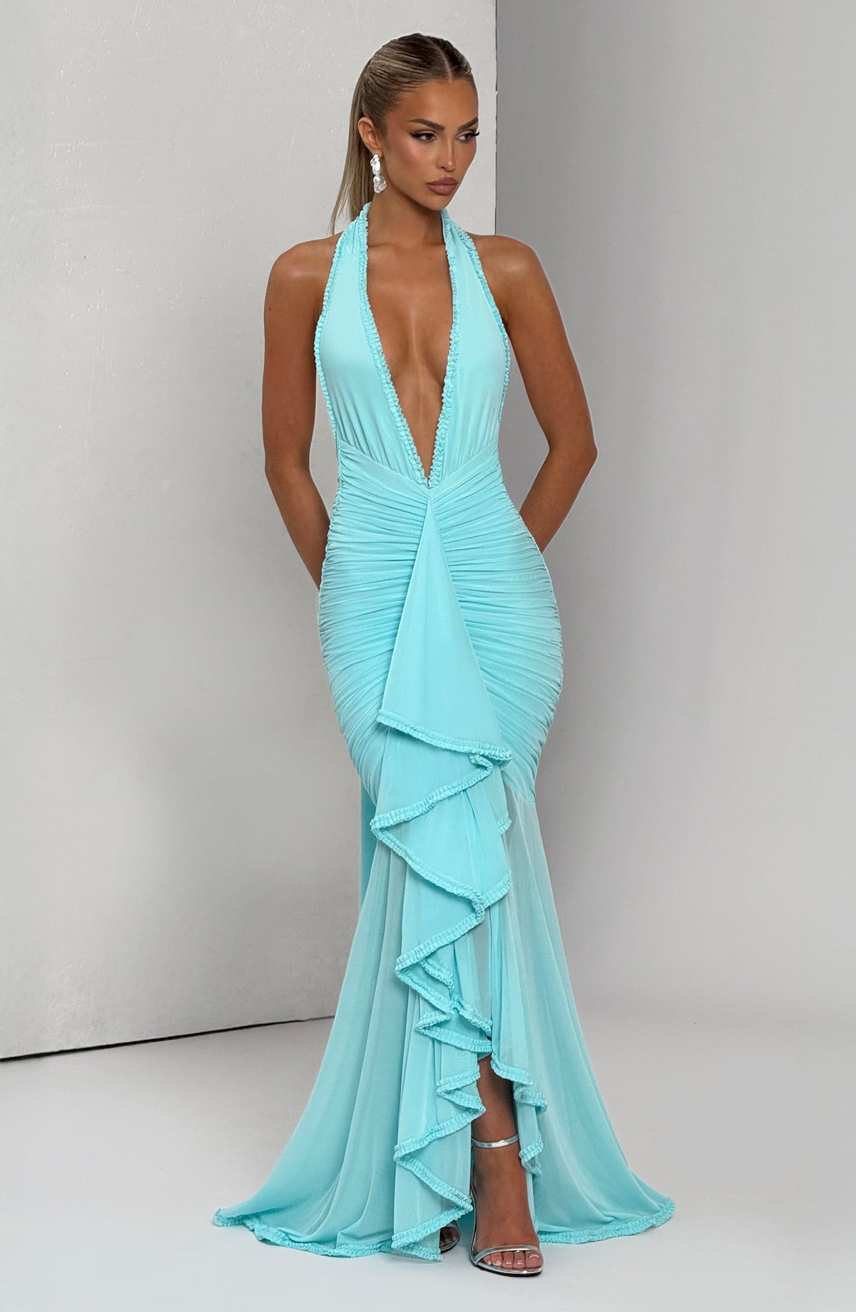Vestido Maxi Halter Pilar Irene