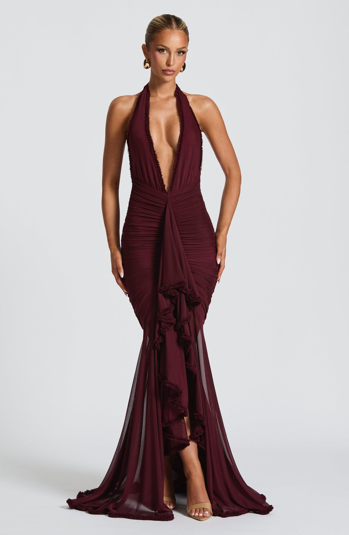 Vestido Maxi Halter Pilar Emma