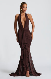 Vestido Maxi Halter Pilar Emma
