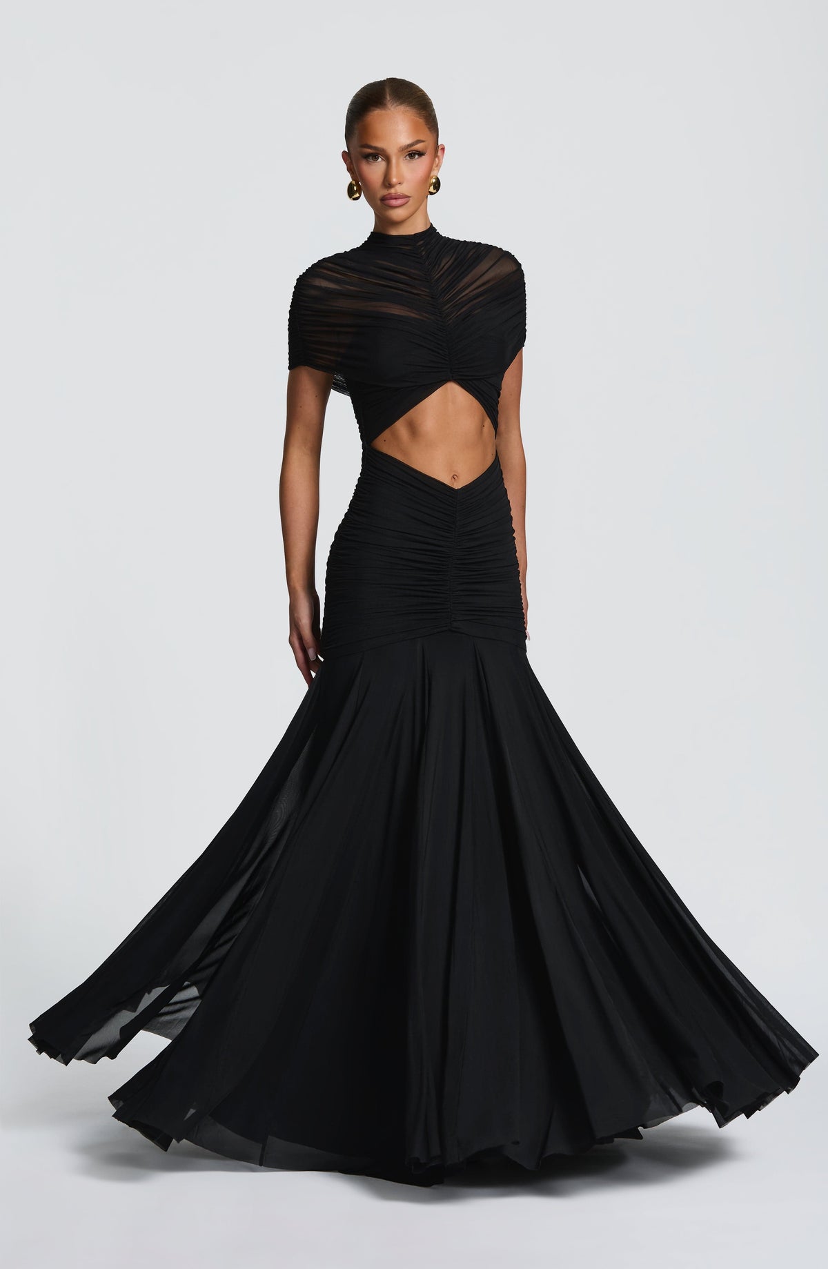 Vestido Maxi de Cuello Alto Andrea