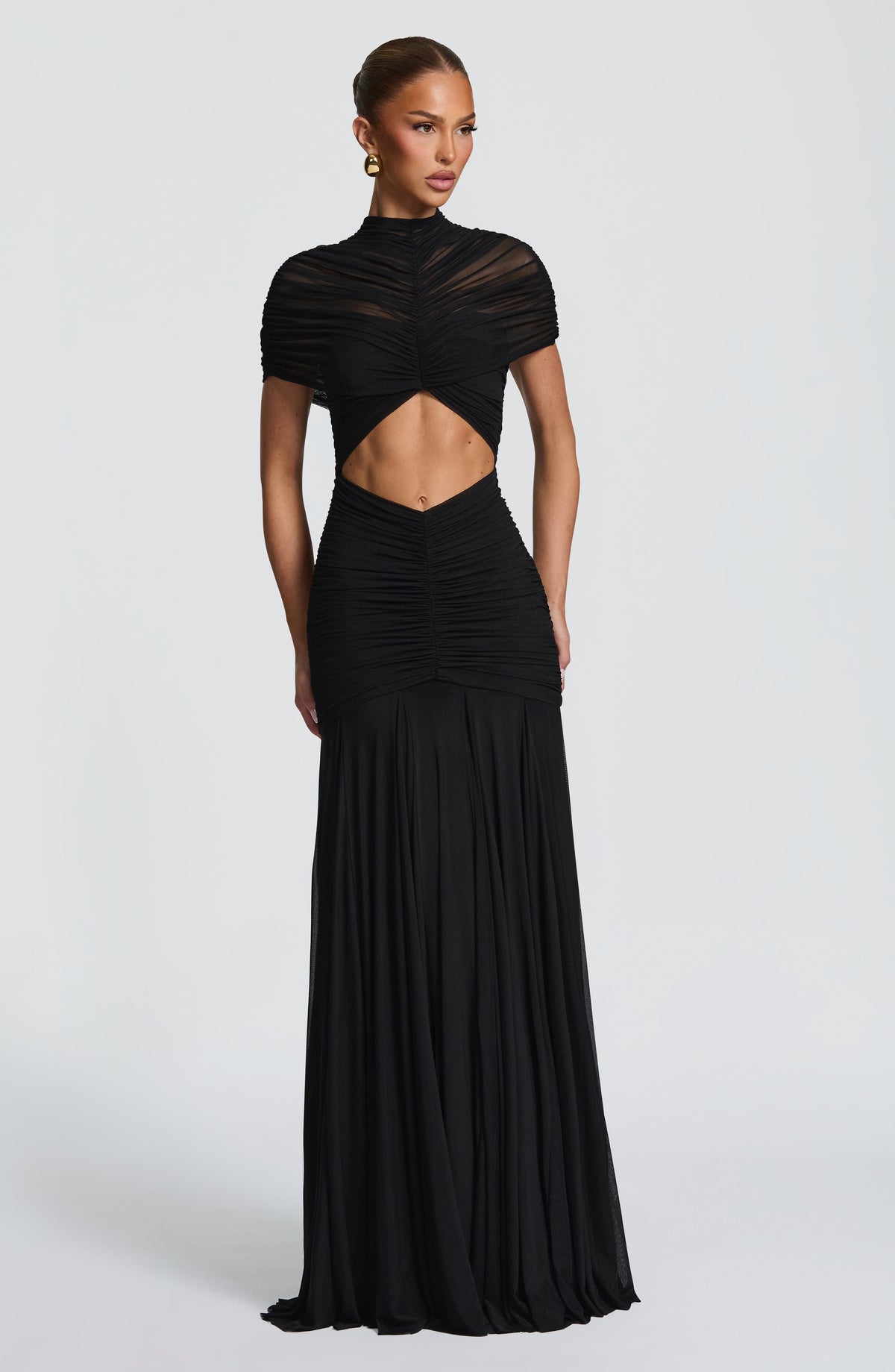 Vestido Maxi de Cuello Alto Andrea
