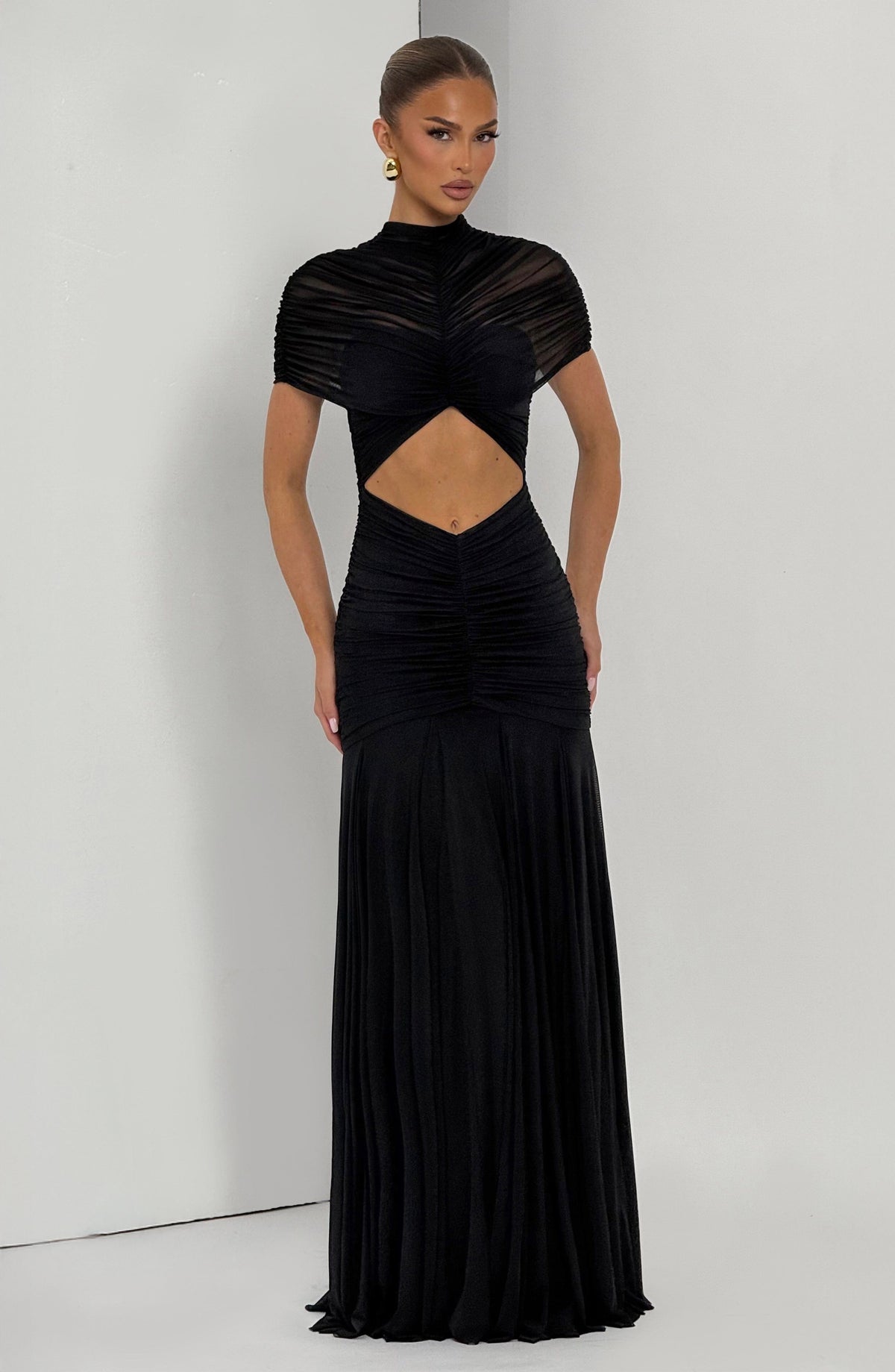 Vestido Maxi de Cuello Alto Andrea