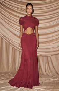 Vestido Maxi de Cuello Alto Andrea