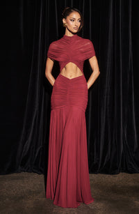 Vestido Maxi de Cuello Alto Andrea