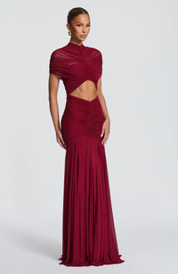 Vestido Maxi de Cuello Alto Andrea