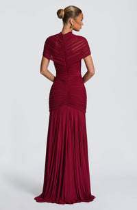 Vestido Maxi de Cuello Alto Andrea