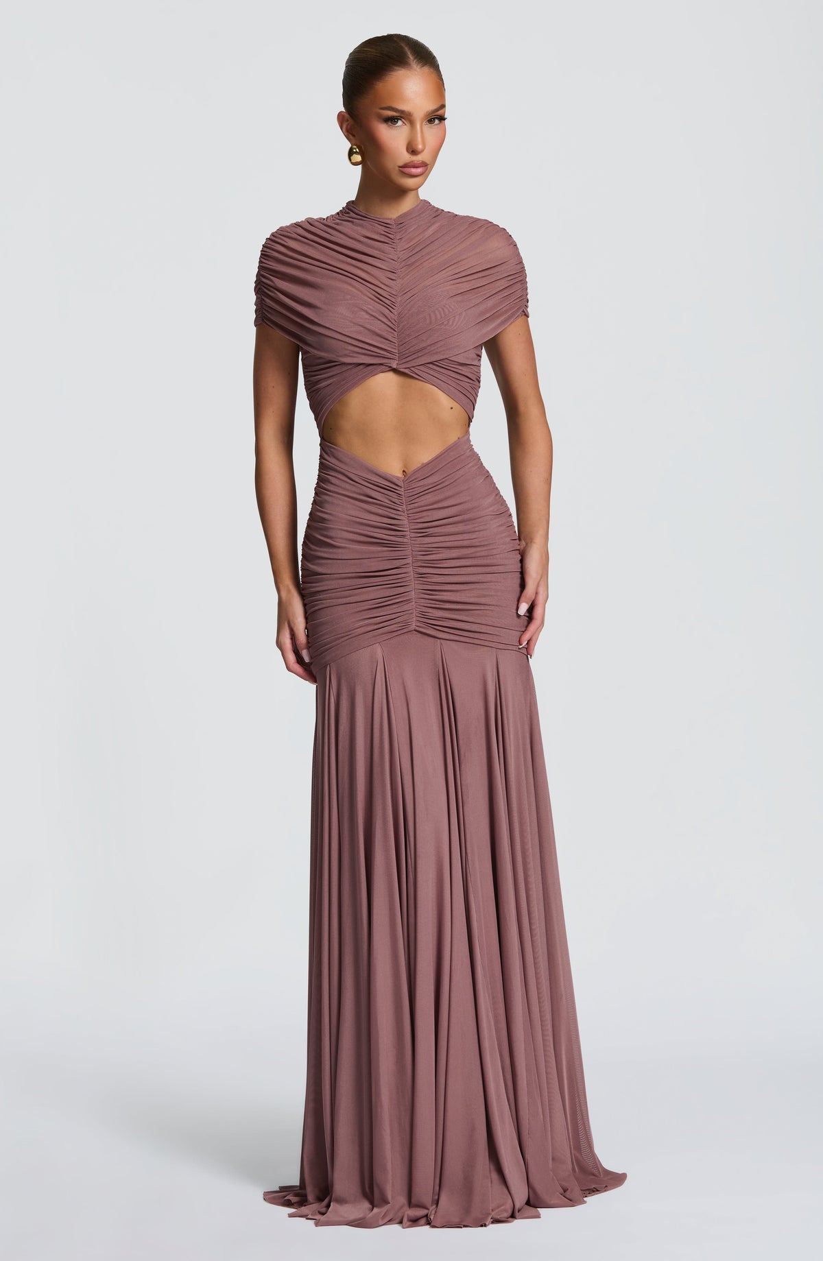 Vestido Maxi de Cuello Alto Andrea