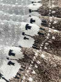 Jersey de Punto Jacquard Oversize Canesú Nórdico