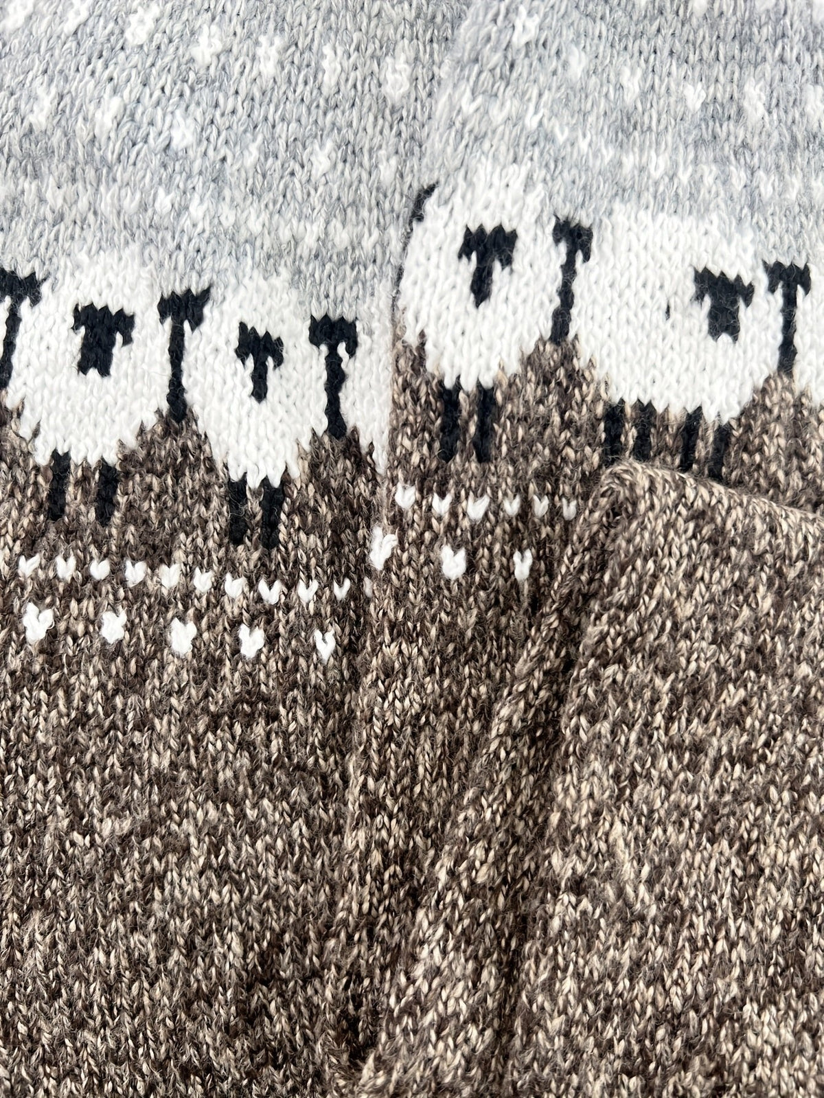 Jersey de Punto Jacquard Oversize Canesú Nórdico