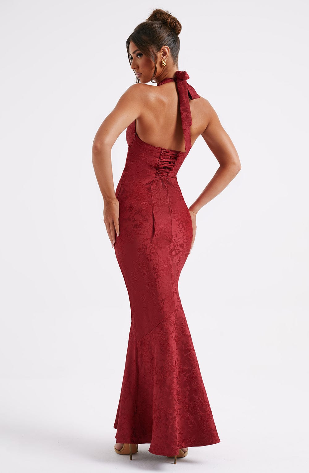 Vestido Maxi Halter Cayetana Berta