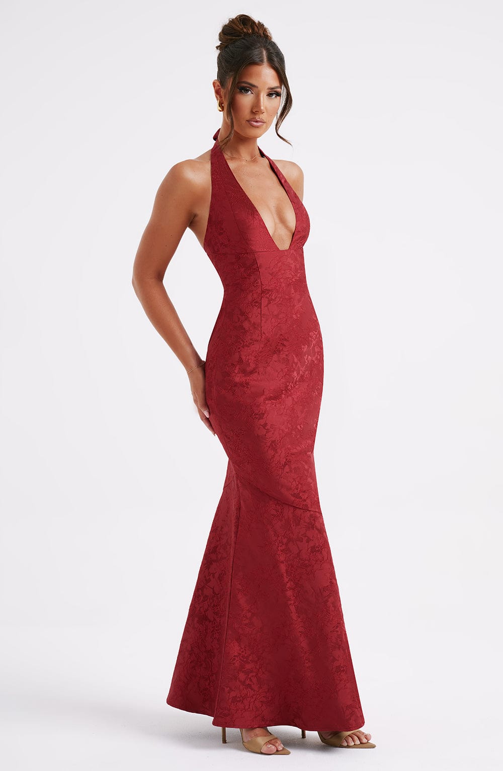 Vestido Maxi Halter Cayetana Berta
