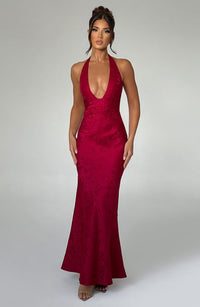 Vestido Maxi Halter Cayetana Berta