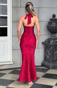Vestido Maxi Halter Cayetana Berta
