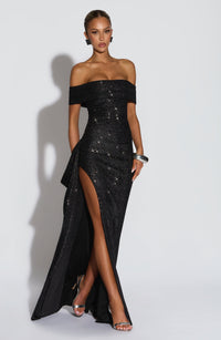 Vestido Maxi con Brillo Helena