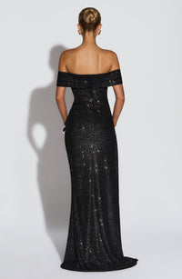 Vestido Maxi con Brillo Helena