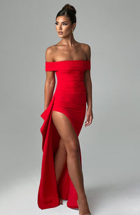 Vestido Maxi Bardot Alicia