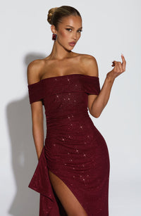 Vestido Maxi con Brillo Paloma