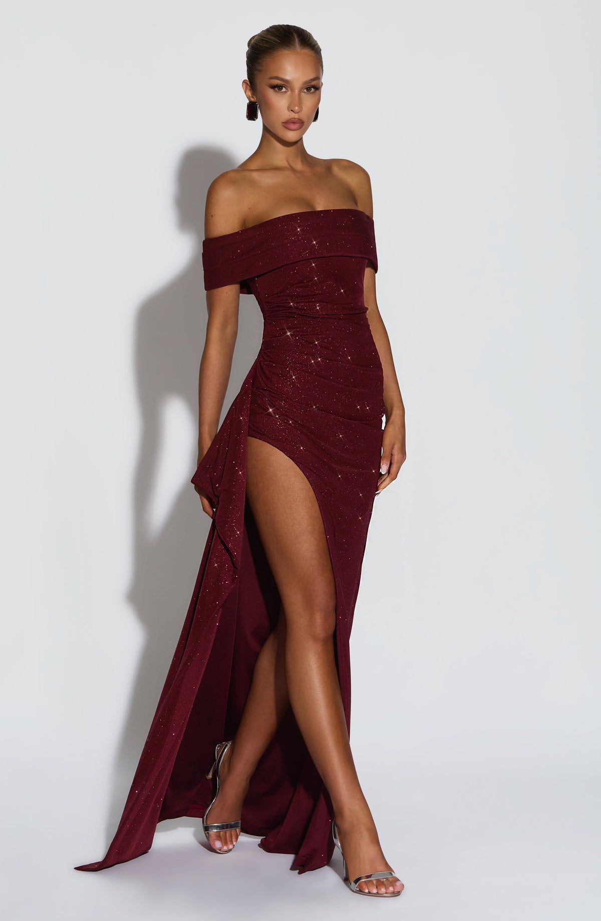 Vestido Maxi con Brillo Chloe
