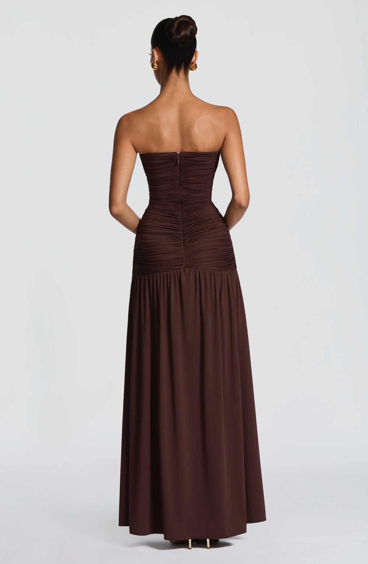 Vestido Maxi Palabra de Honor Azucena