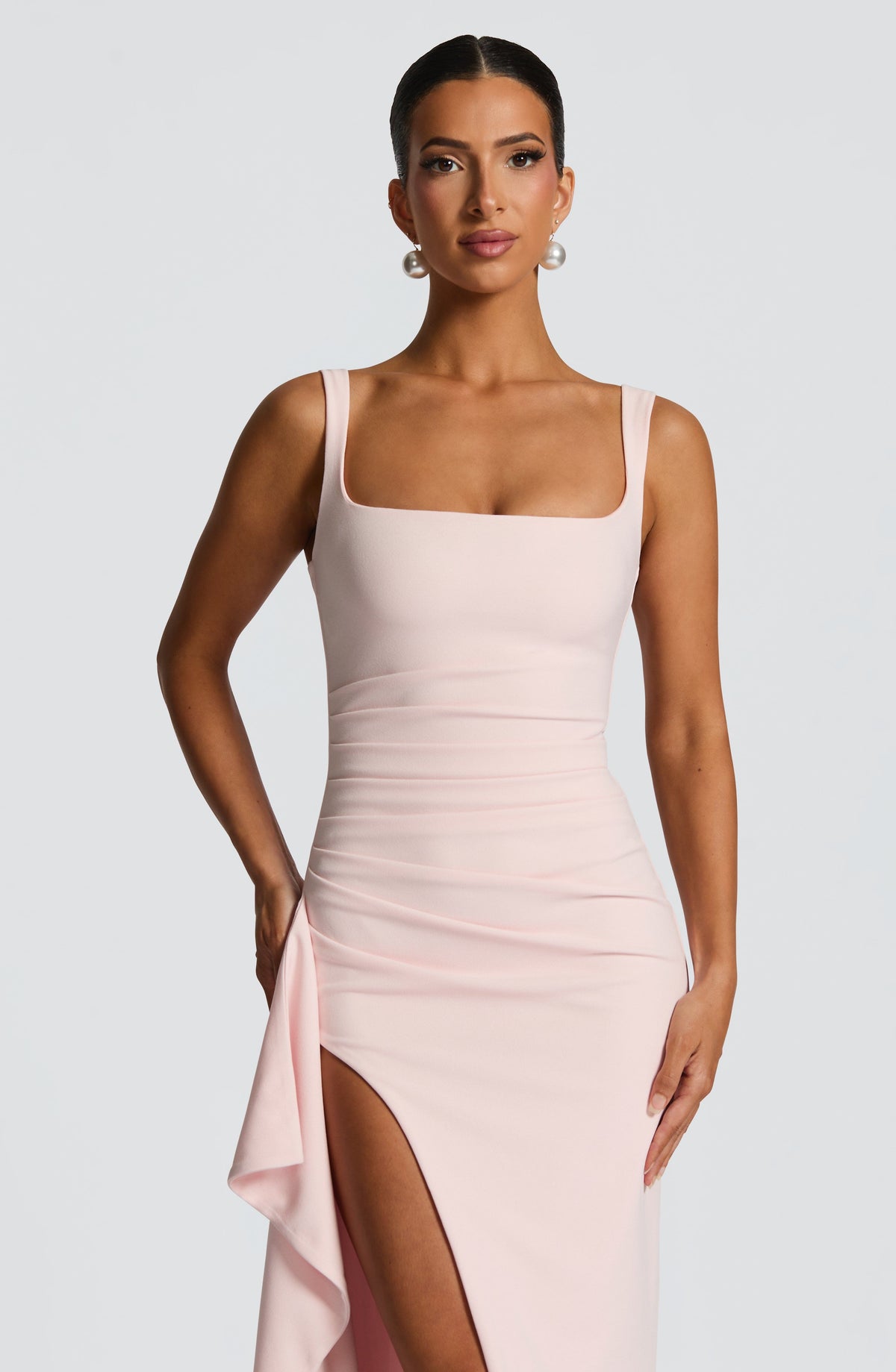 Vestido Maxi de Escote Cuadrado Irene