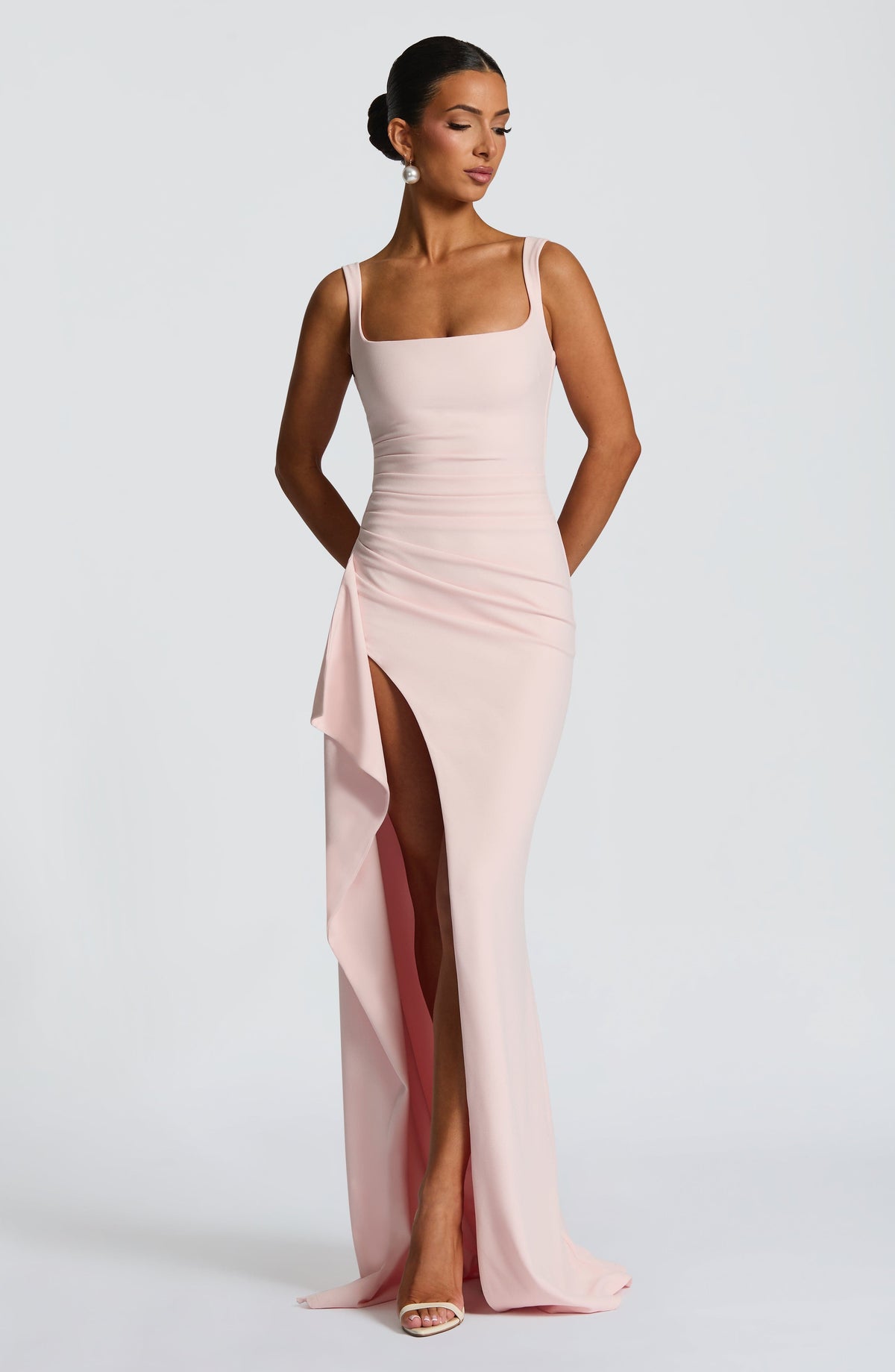 Vestido Maxi de Escote Cuadrado Irene