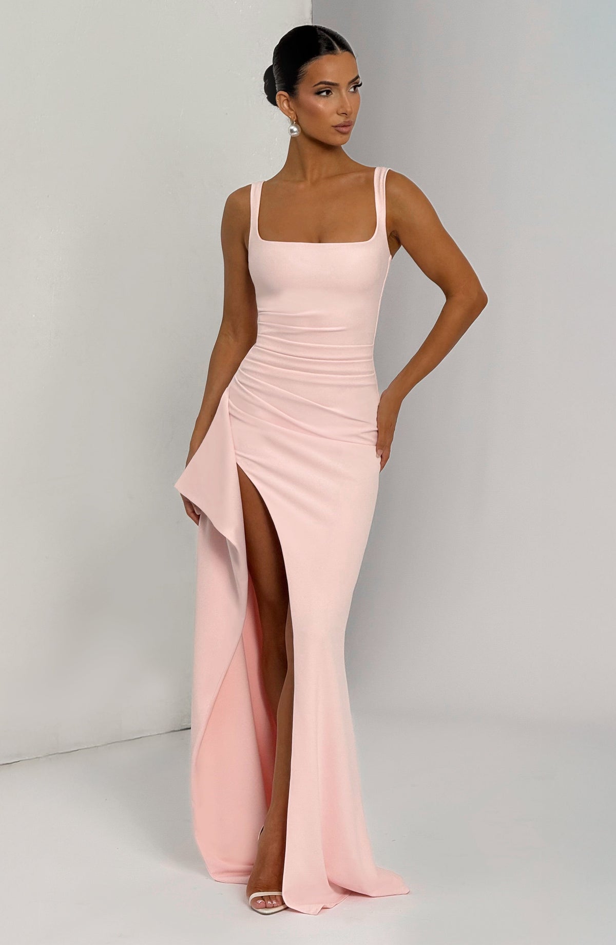 Vestido Maxi de Escote Cuadrado Carla