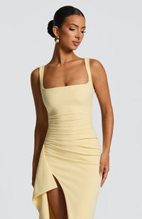 Vestido Maxi de Escote Cuadrado Irene