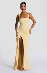 Vestido Maxi de Escote Cuadrado Irene
