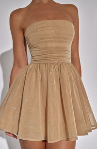 Vestido Mini con Brillo Elena