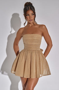 Vestido Mini con Brillo Pilar
