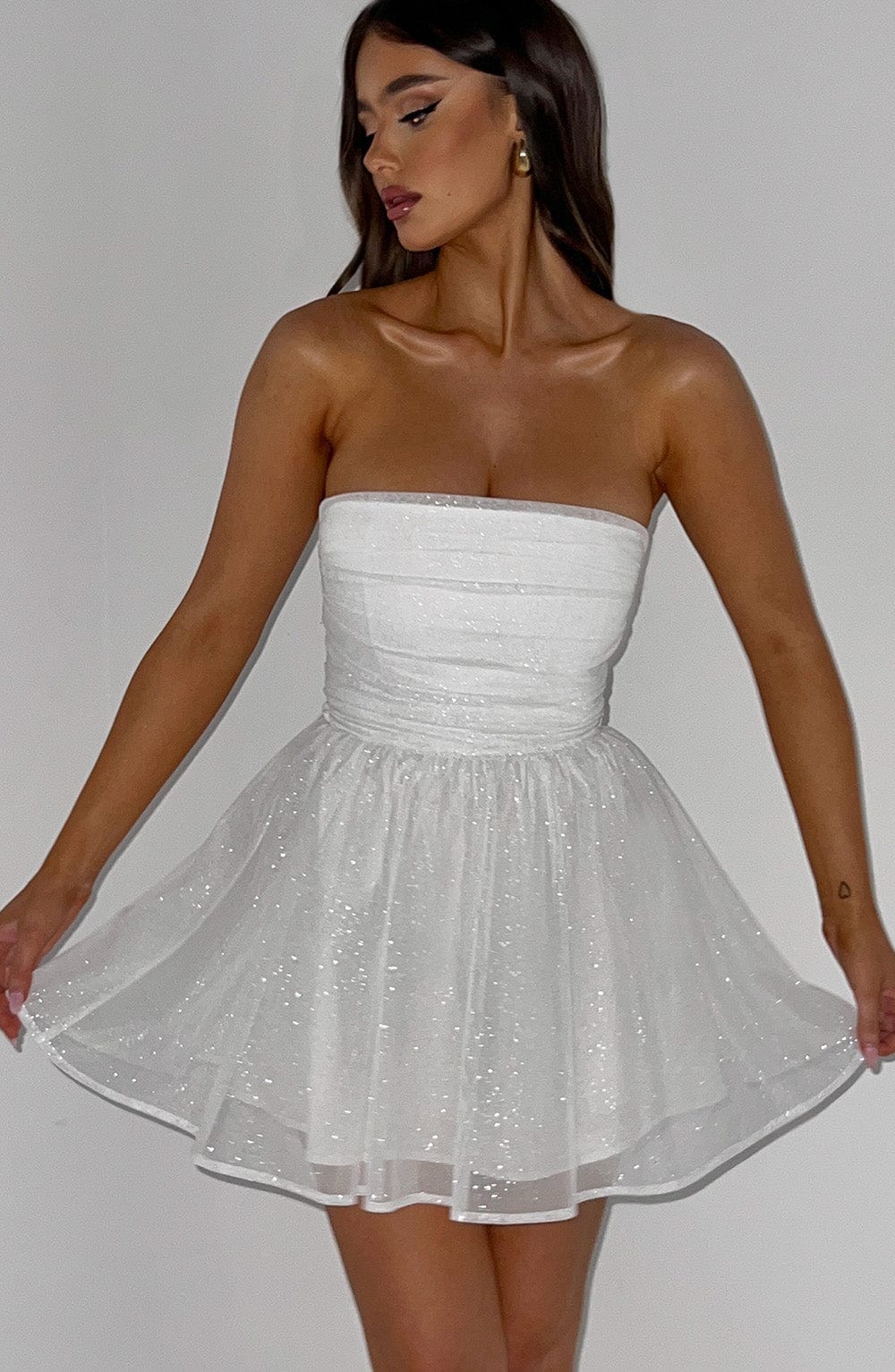 Vestido Mini con Brillo Elena