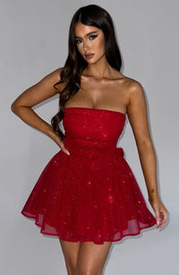 Vestido Mini con Brillo Elena