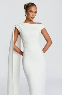 Vestido Maxi Plisado Amalia Estrella