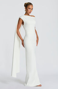 Vestido Maxi Plisado Amalia Estrella