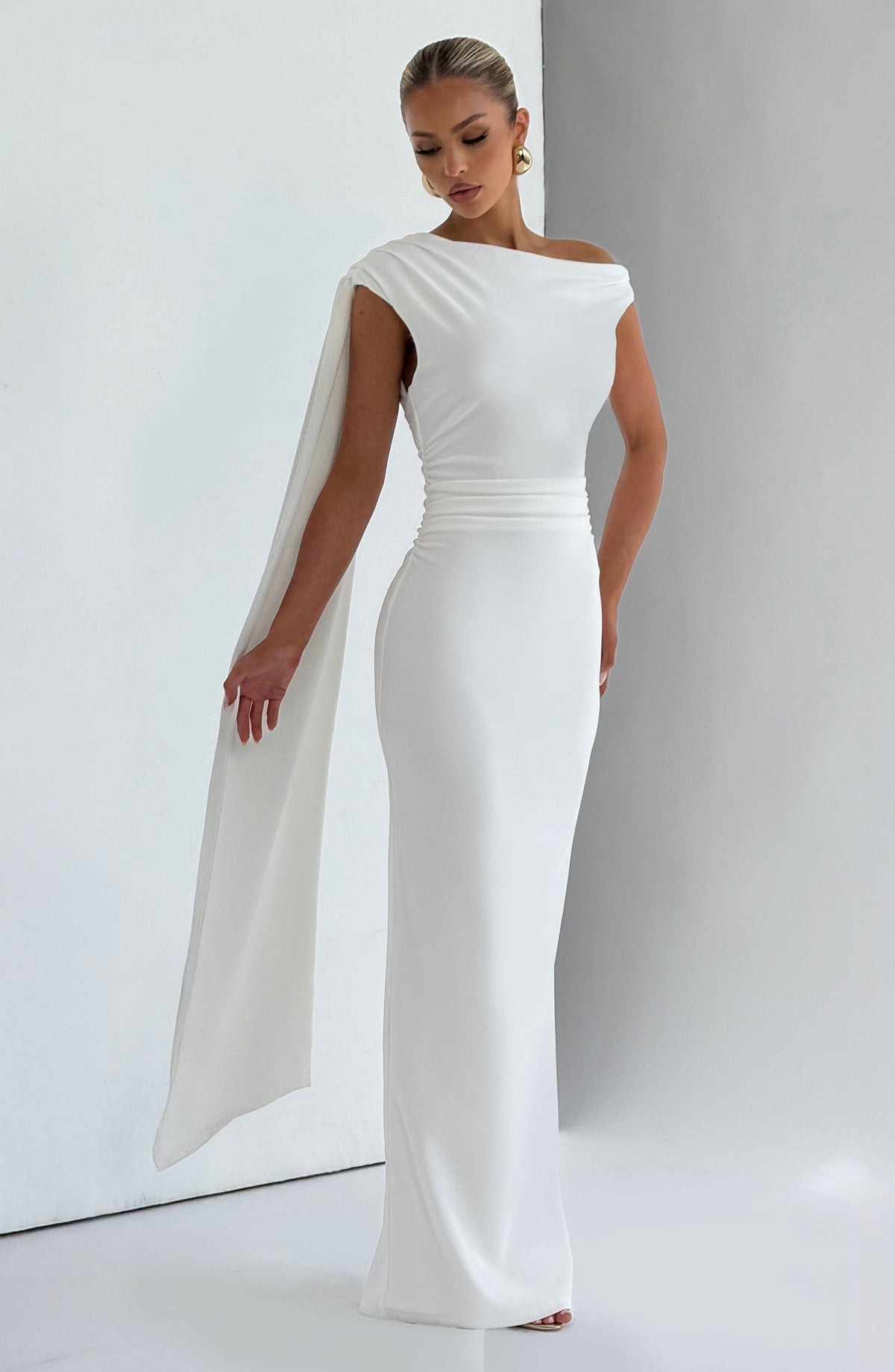 Vestido Maxi Plisado Amalia Estrella