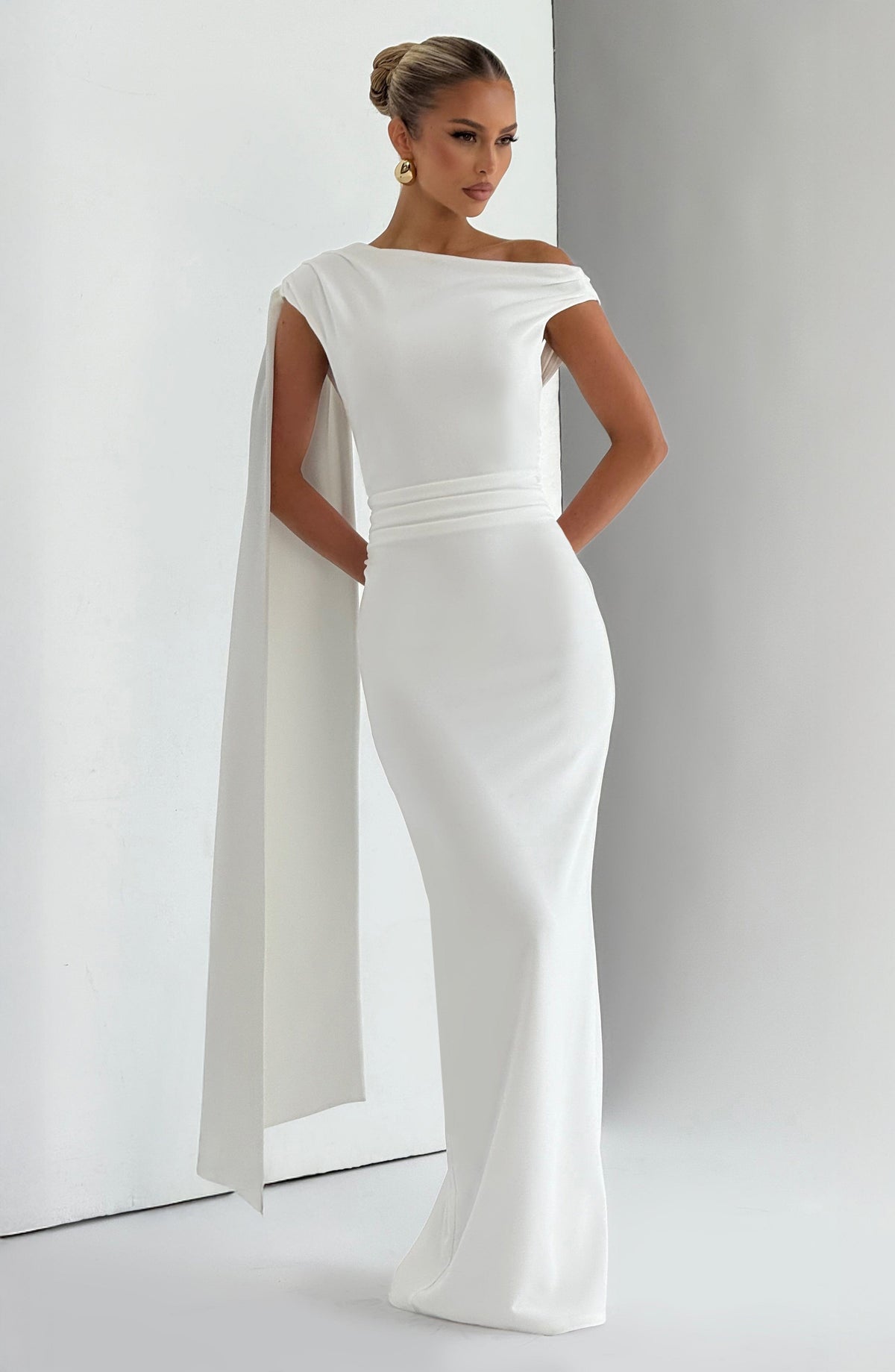 Vestido Maxi Plisado Amalia Estrella