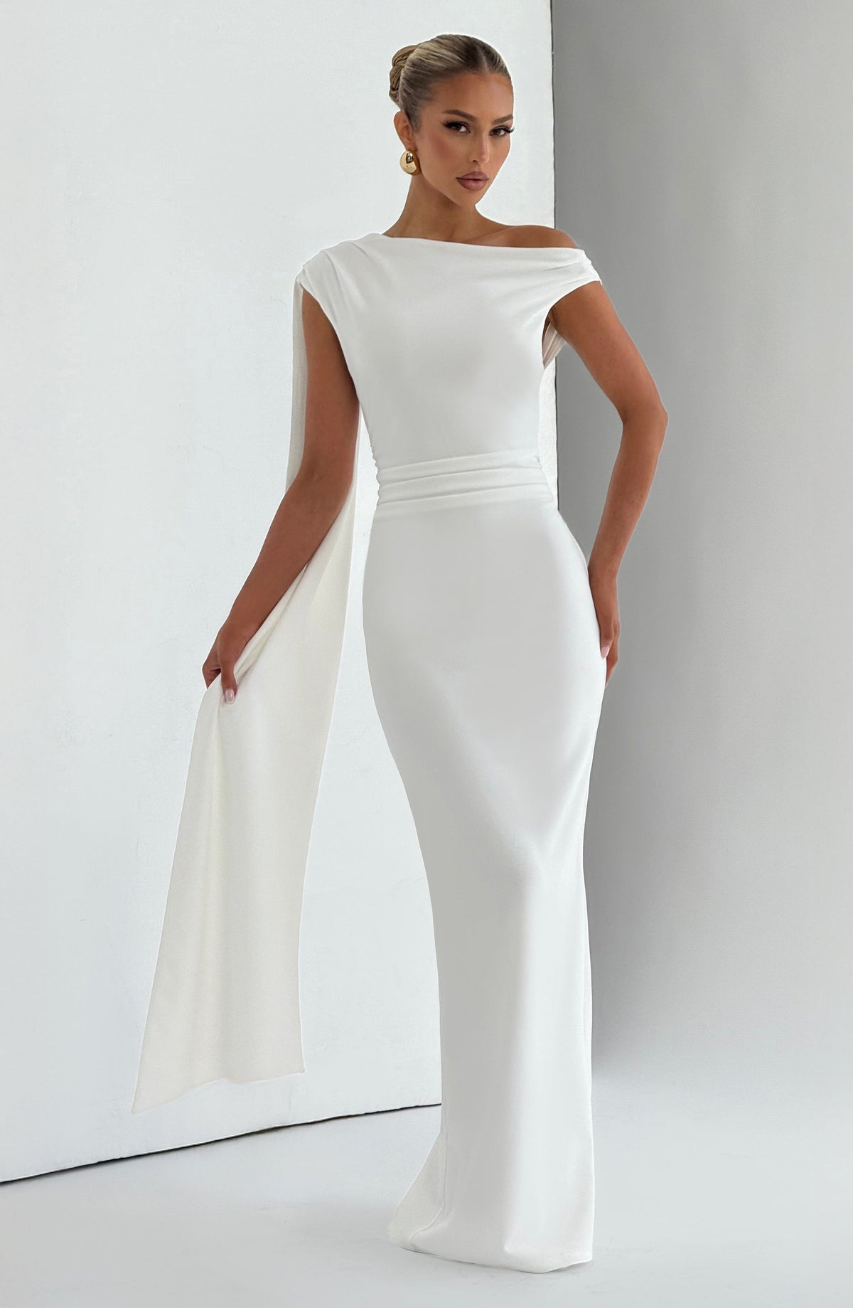 Vestido Maxi Plisado Amalia Estrella