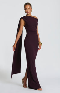Vestido Maxi Plisado Amalia Estrella
