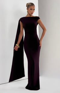 Vestido Maxi Plisado Amalia Estrella
