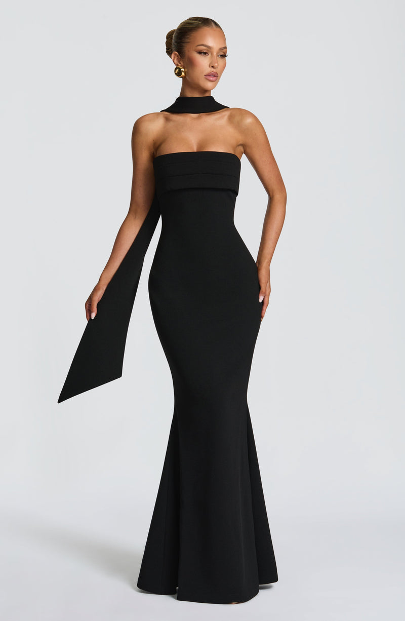 Vestido Maxi Palabra de Honor Leonor Natalia