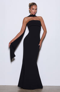 Vestido Maxi Palabra de Honor Leonor Natalia