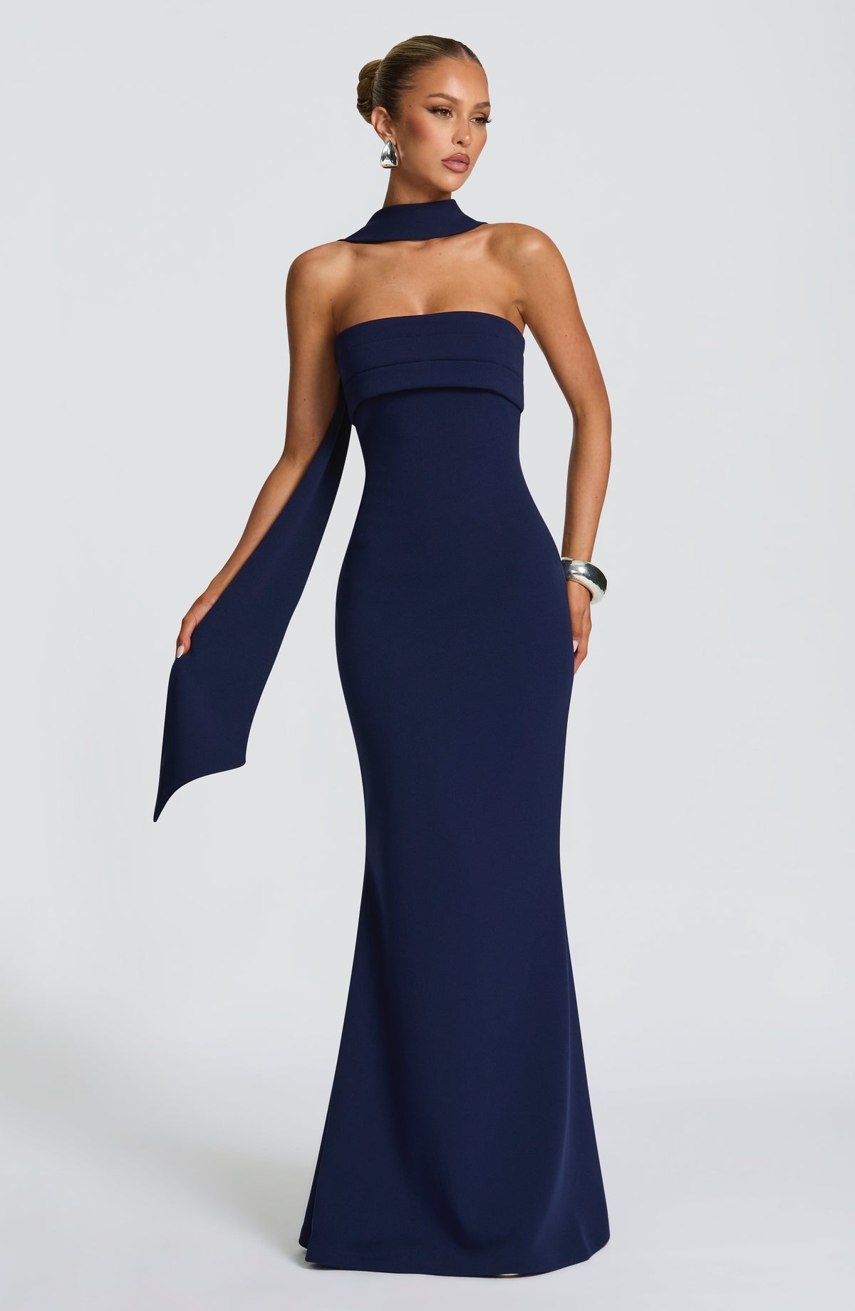 Vestido Maxi Palabra de Honor Leonor Natalia