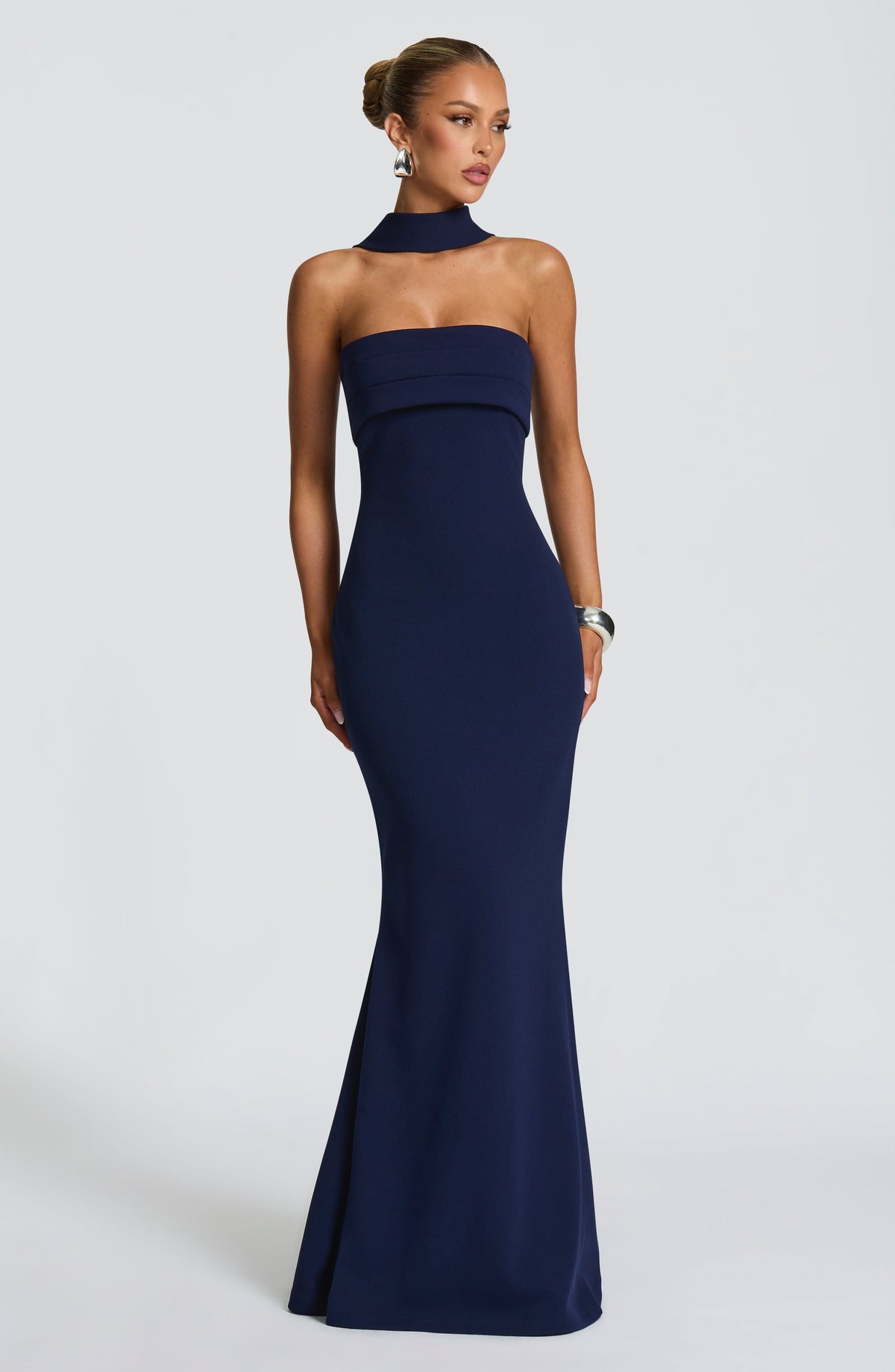 Vestido Maxi Palabra de Honor Leonor Natalia