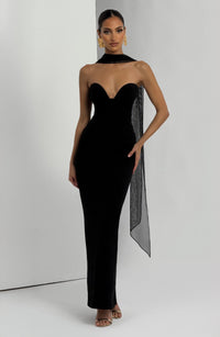 Vestido Maxi Palabra de Honor Naiara