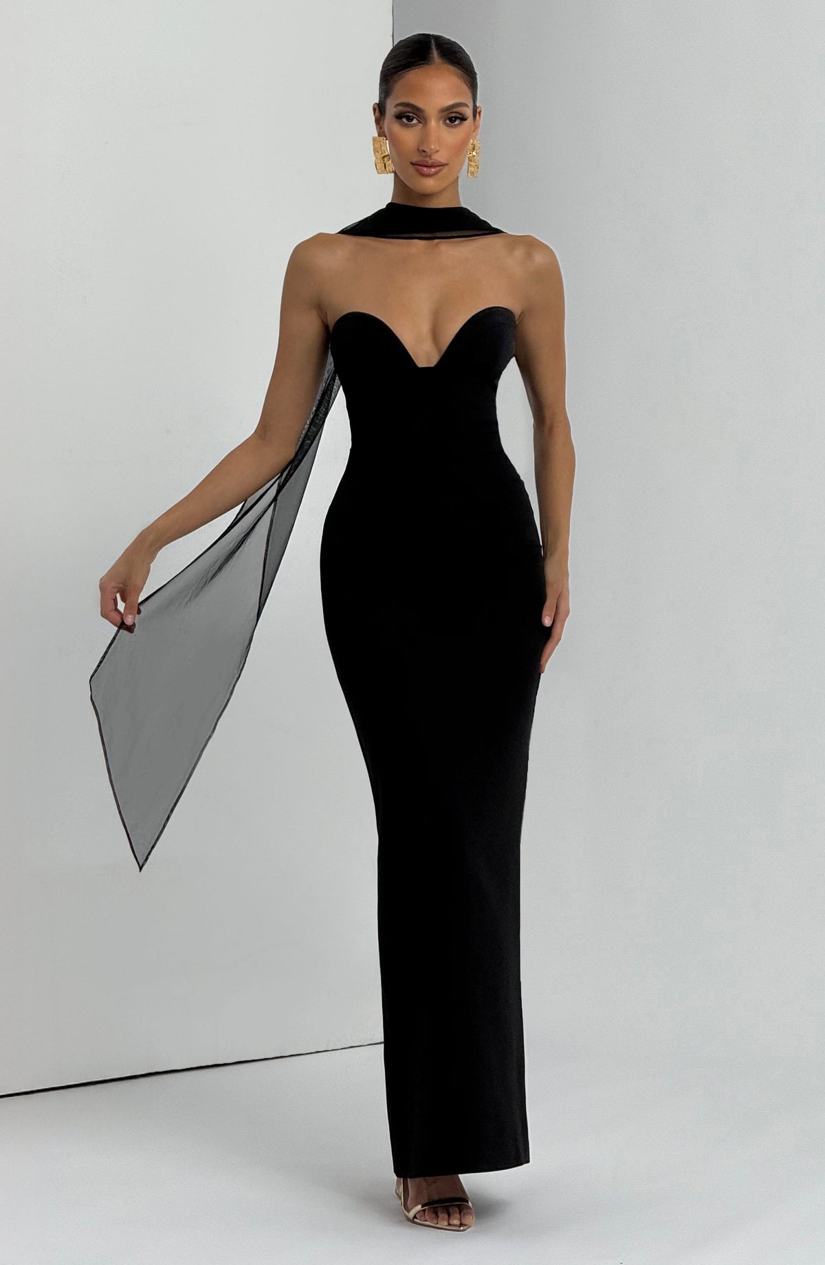 Vestido Maxi Palabra de Honor Naiara
