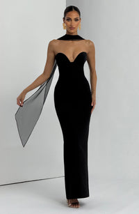 Vestido Maxi Palabra de Honor Naiara
